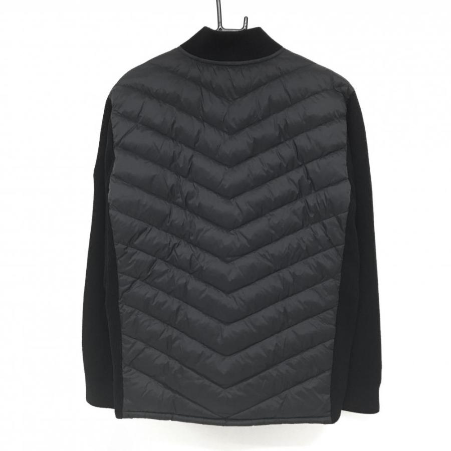 Titleist（タイトリスト） 切替中綿ジャケット 黒 ネック・袖ニット