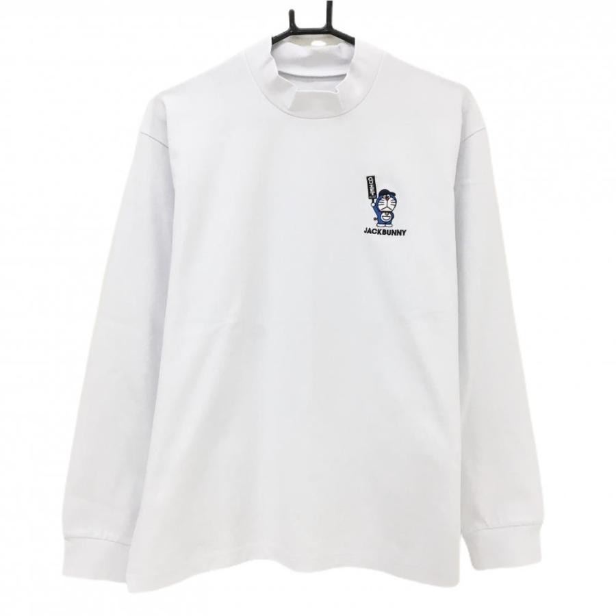 Jack Bunny ハイネックシャツ　ホワイト5サイズ Jack Bunny!!（ジャックバニー） 【超美品】ジャックバニー×ドラえもん