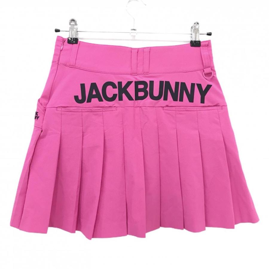 極美品　ジャックバニー ナイロンストレッチ エンボス ブルゾン プリーツスカート Jack Bunny!!（ジャックバニー） レディース スカート ストレッチ