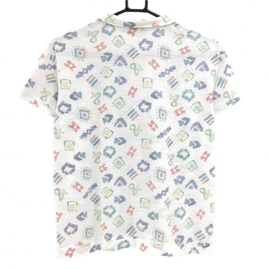 and per se（アンパスィ） 【超美品】アンパスィ 半袖ポロシャツ 白