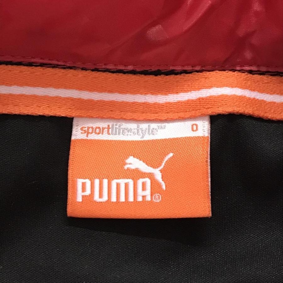 PUMA（プーマ） 【超美品】プーマ ダウンジャケット レッド×黒 地模様