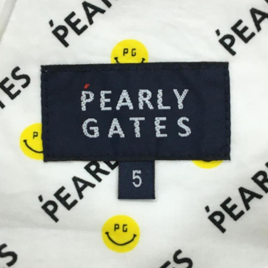 PEARLY GATES（パーリーゲイツ） ハーフパンツ ネイビー×白 総柄 ニコ