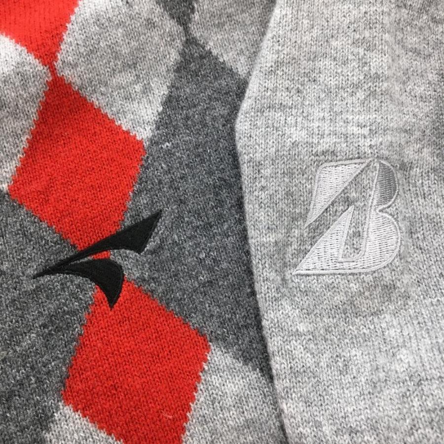 TOURSTAGE 【美品】ツアーステージ セーター グレー×レッド アーガイル