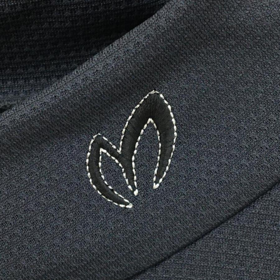 【超美品】マスターバニー 半袖ハイネックシャツ ダークグレー  レディース 2(L) ゴルフウェア 2024年モデル MASTER BUNNY EDITIONの画像