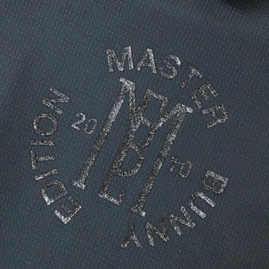 【超美品】マスターバニー 半袖ハイネックシャツ ダークグレー  レディース 2(L) ゴルフウェア 2024年モデル MASTER BUNNY EDITIONの画像