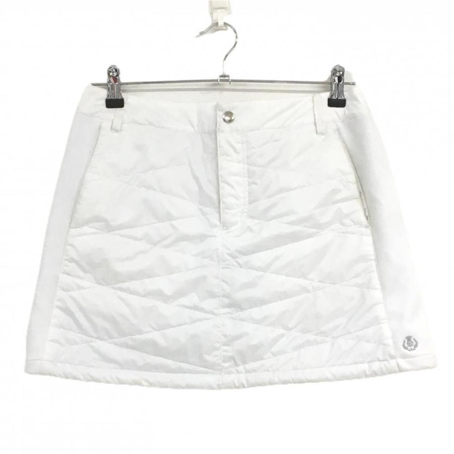St ANDREWS セントアンドリュース 中綿スカート 白 サイド切替 内側