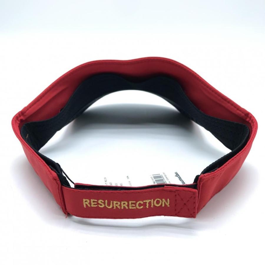 Resurrection 【新品】レザレクション サンバイザー レッド つば裏総柄