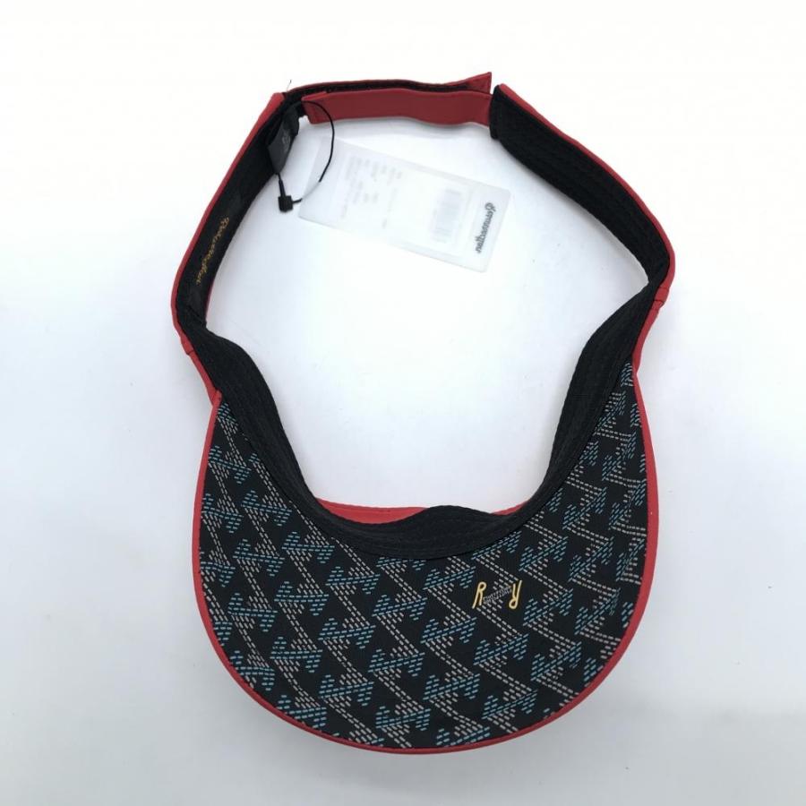 完売品　RESURRECTION　レザレクション　ゴルフ　バイザー Resurrection 【新品】レザレクション サンバイザー レッド つば裏総柄
