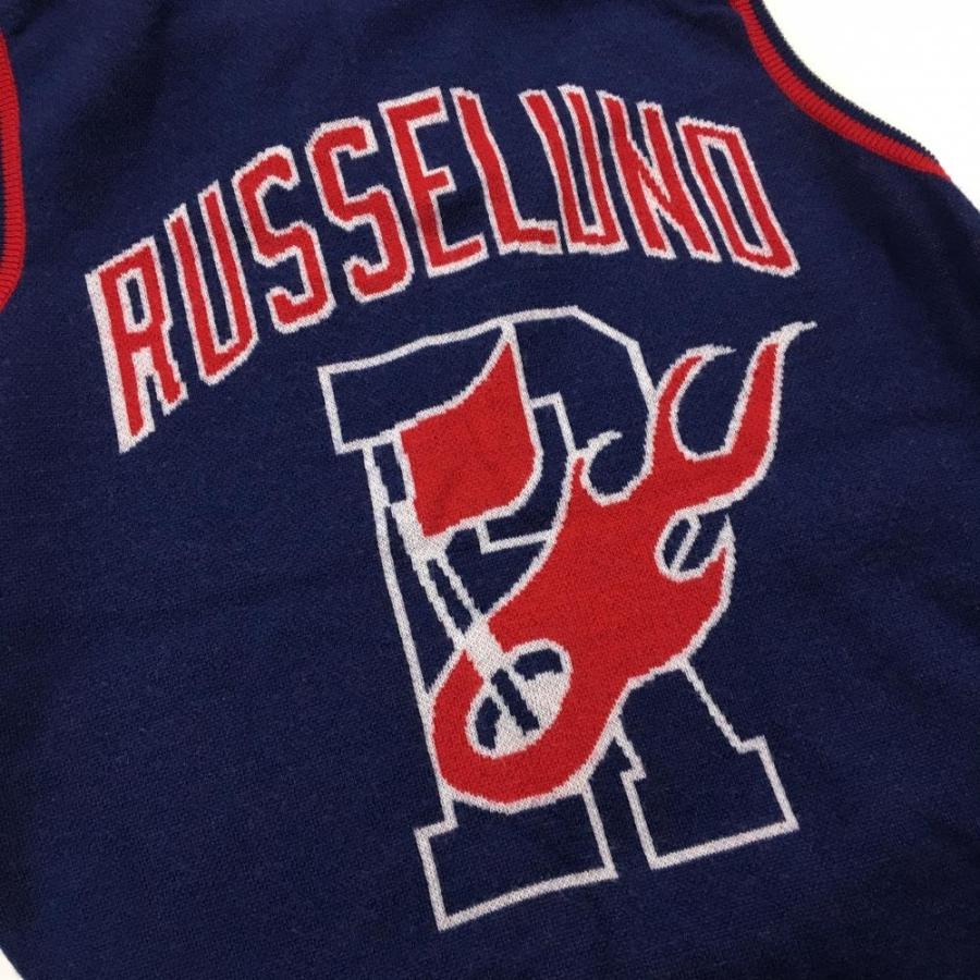 Russeluno（ラッセルノ） 【美品】ラッセルノ ニットベスト ネイビー