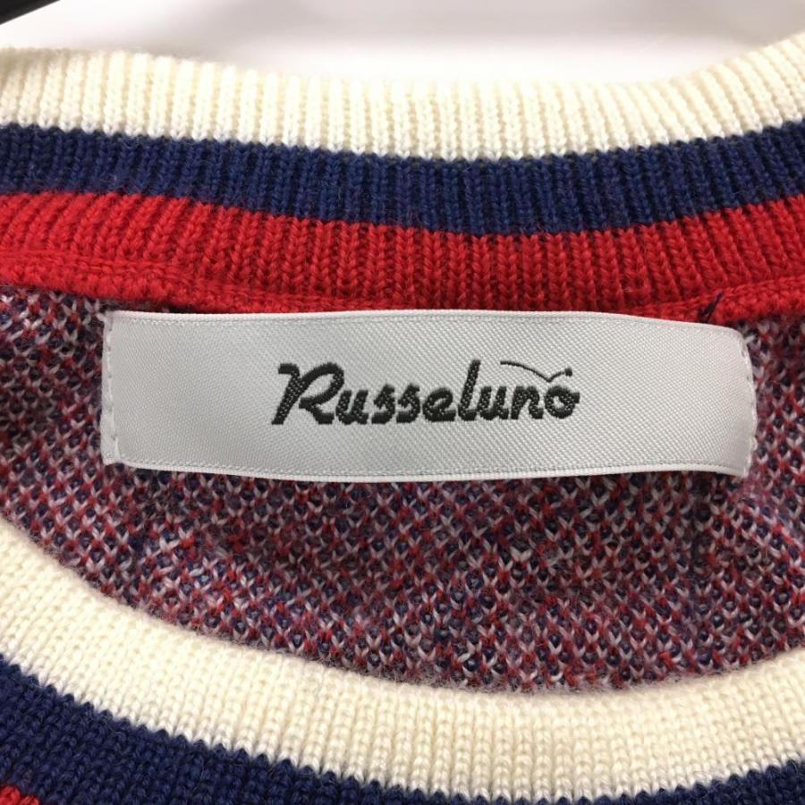 Russeluno（ラッセルノ） 【美品】ラッセルノ ニットベスト ネイビー