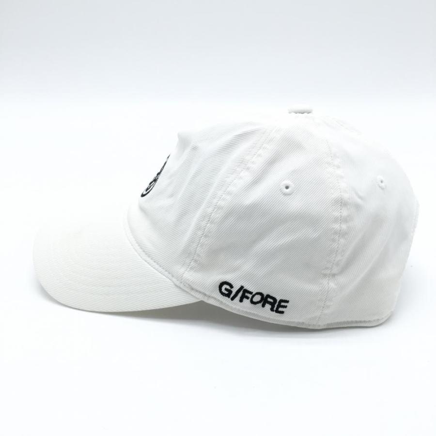 G/FORE（ジーフォア） キャップ 白 ロゴ刺しゅう 1098 ゴルフウェア