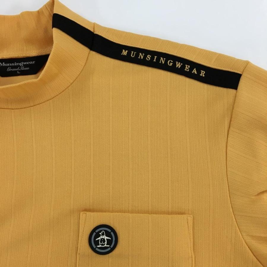 Munsingwear 赤黒ストライプ ハイネックシャツ Munsingwear（マンシングウェア） 【超美品】マンシングウェア 長袖