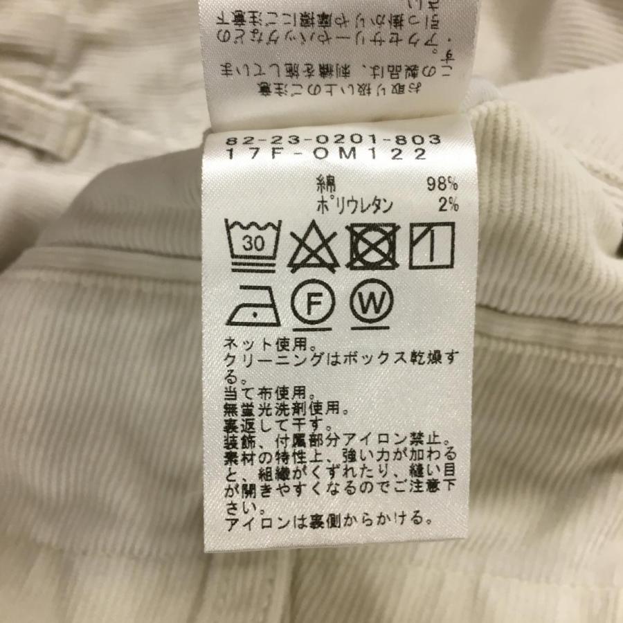 BEAMS GOLF（ビームス ゴルフ） コーデュロイパンツ 白系 ロゴ刺しゅう