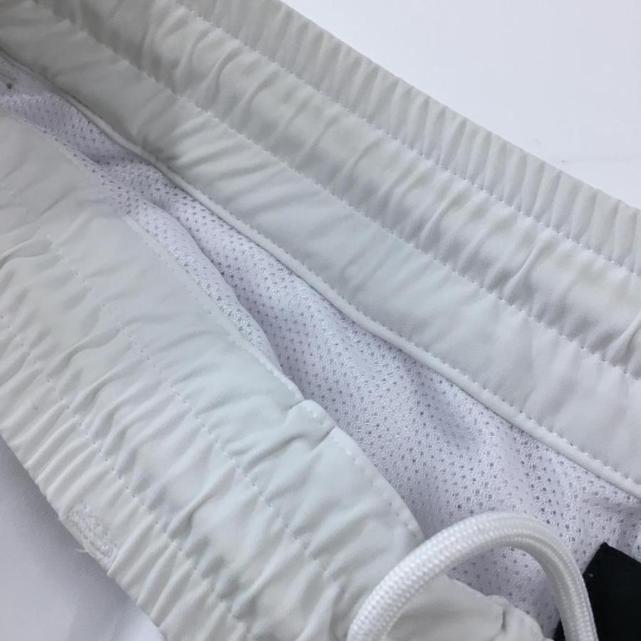 エフアールツー ナイロンハーフパンツ 白×黒 裏地メッシュ ストレッチ