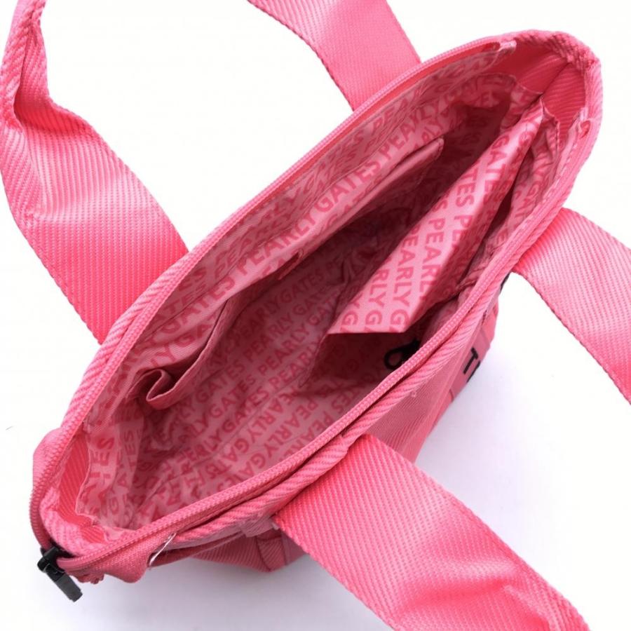 新品 未使用 PEARLY GATES  ケーブルニット カートバッグ ピンク 中古 パーリーゲイツ PEARLY GATES カートバッグ ピンク ケーブル