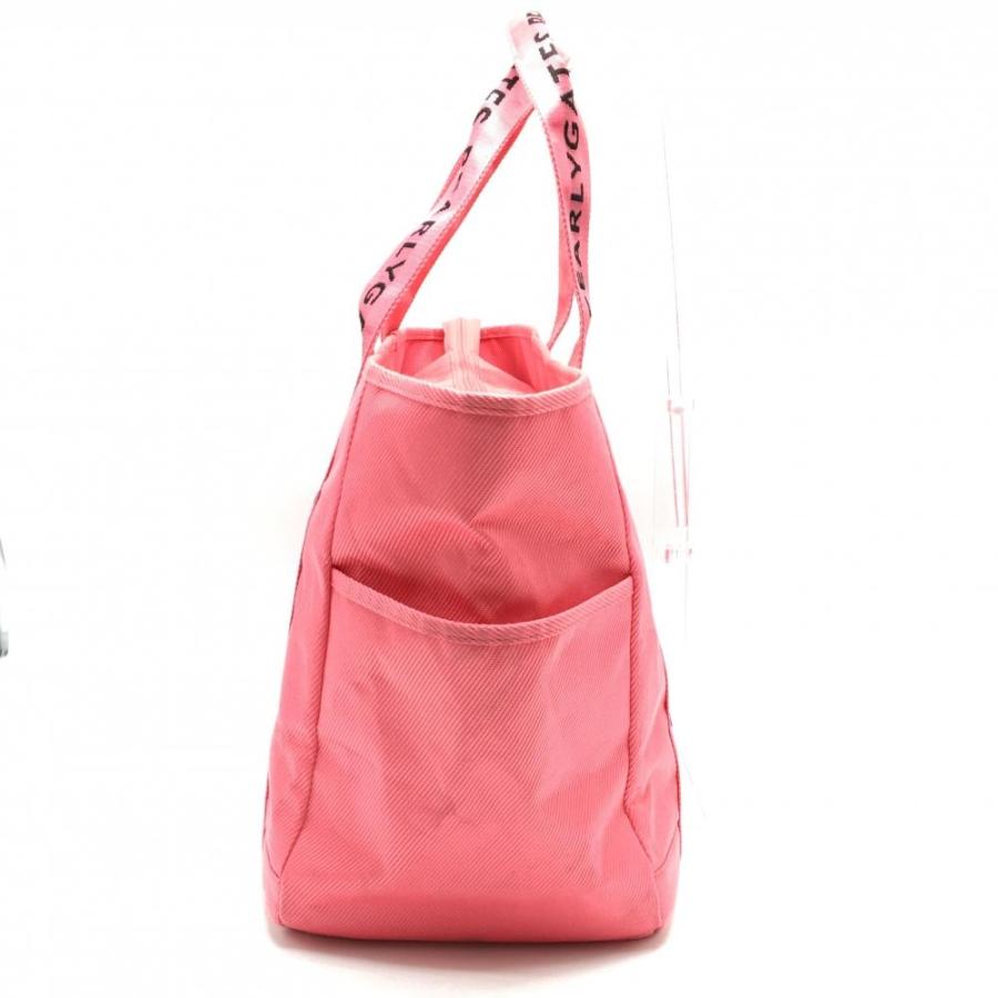 未使用品　PEARLY GATES☆ピンク トートバッグ　大 パーリーゲイツ ペールカラー 大容量 ビッグロゴ刺繍 トートバッグ