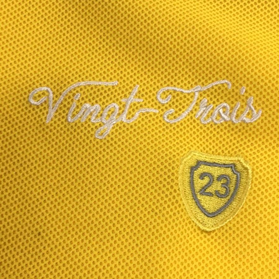 23区GOLF 【超美品】23区ゴルフ 2WAY長袖ハイネックシャツ イエロー