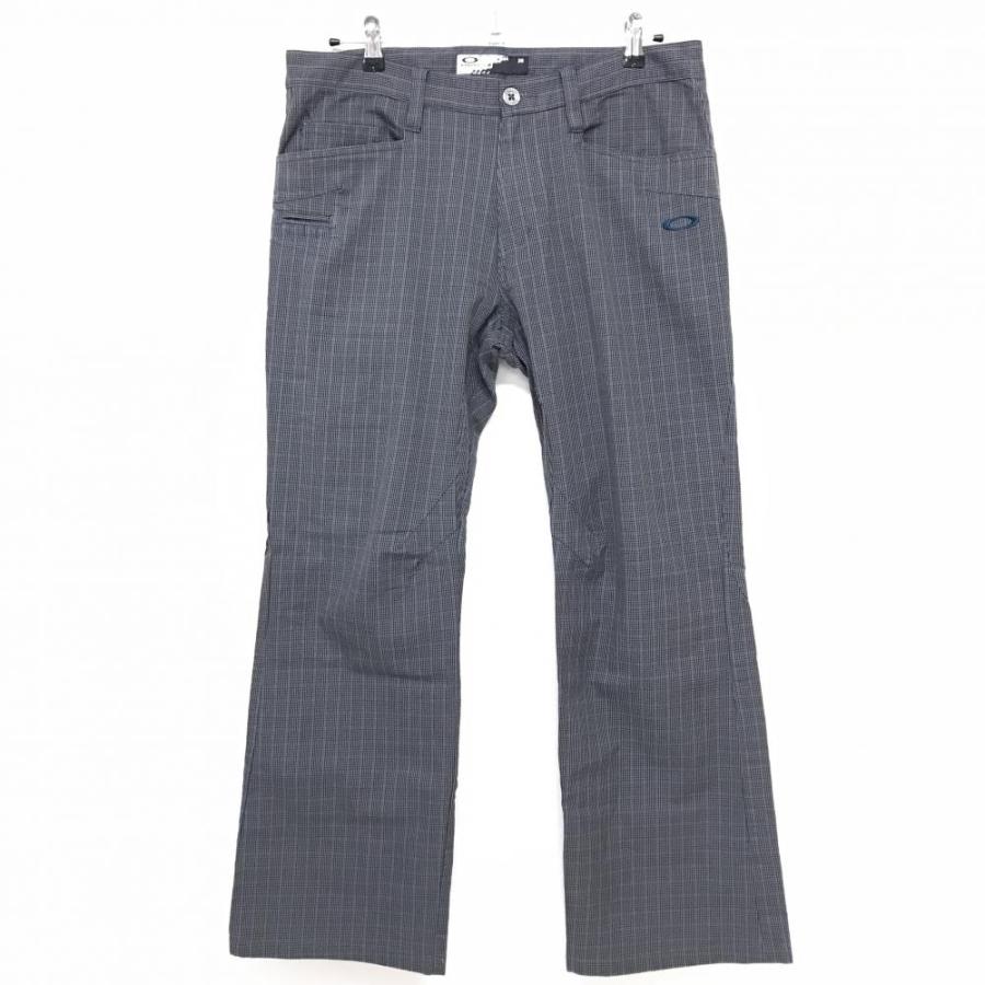 美品　オークリー　Oakley ゴルフパンツ OAKLEY（オークリー） 【美品】オークリー パンツ グレー×ブルー