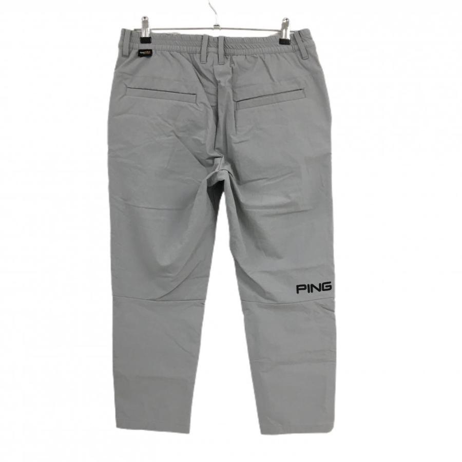 コ*ン様 PING グレー パンツ　ゴルフ　美品　LLサイズ　シンプル PING（ピン） 【超美品】ピン パンツ グレー ロゴ黒 ナイロン混