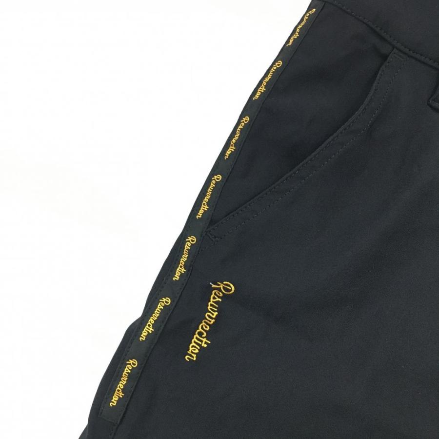 Resurrection 【美品】レザレクション ハーフパンツ 黒 ストレッチ