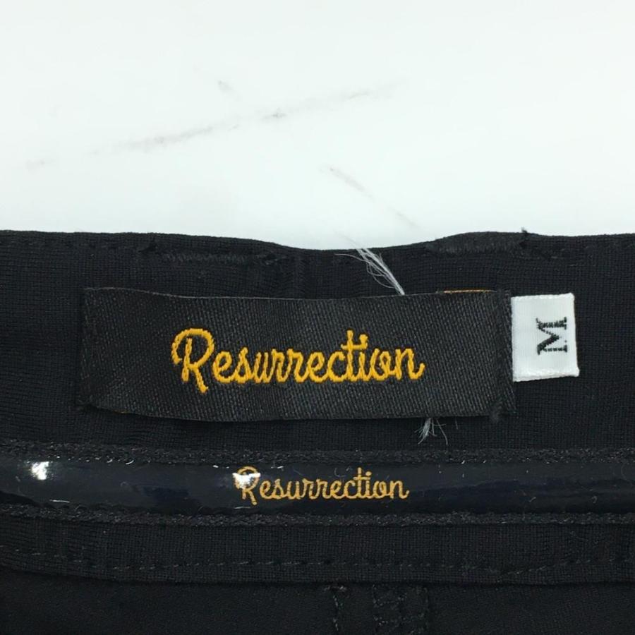 Resurrection 【美品】レザレクション ハーフパンツ 黒 ストレッチ