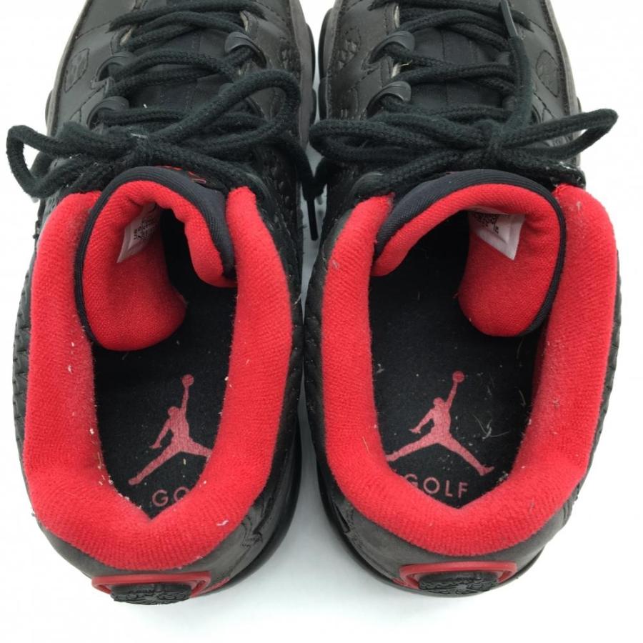 NIKE（ナイキ） 【美品】ナイキ ゴルフシューズ 黒×レッド エア