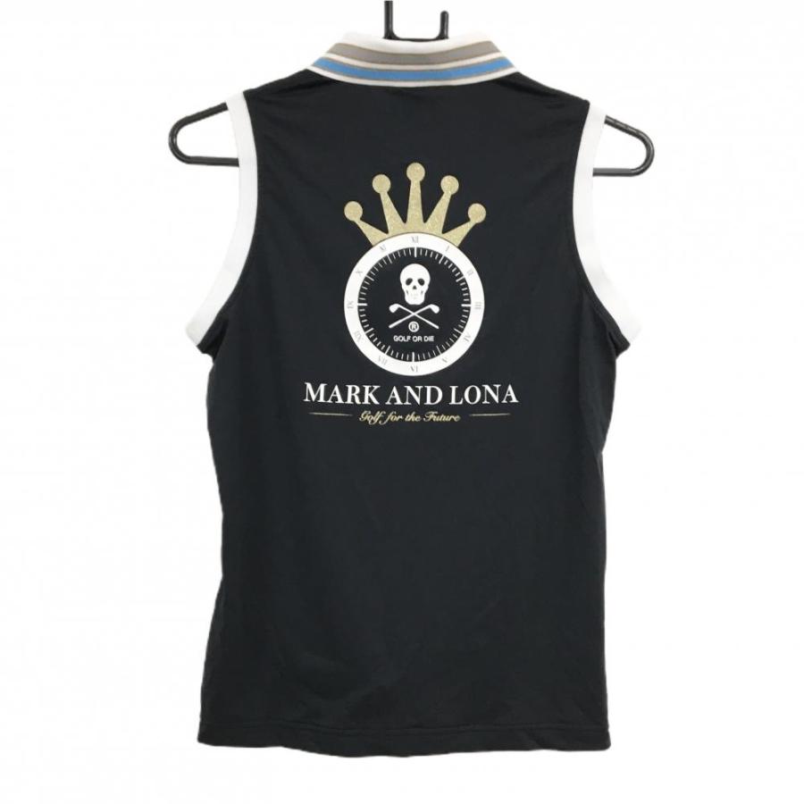 MARK & LONA ブラック ノースリーブシャツ 38 MARK & LONA ブラック