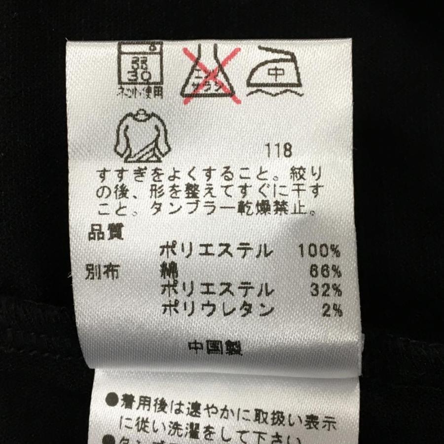 23区GOLF 【超美品】23区ゴルフ 半袖ポロワンピース 黒 ロゴ ウエスト