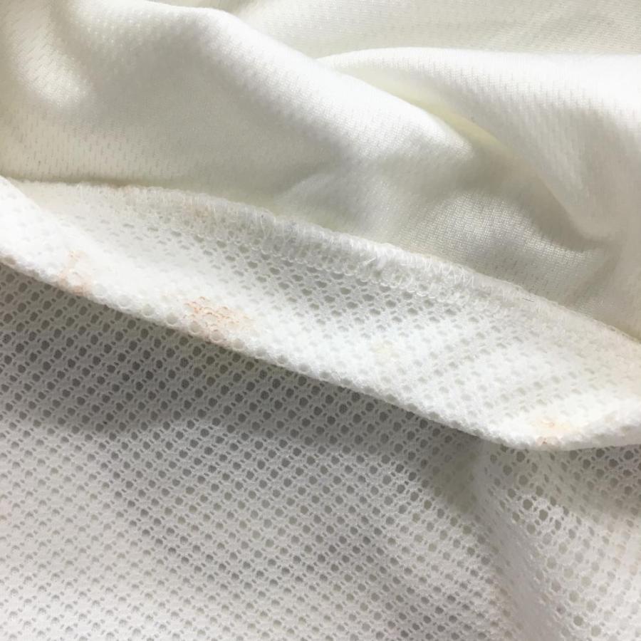 PGG PGGパーリーゲイツ Tシャツ 白 一部メッシュ ロゴプリント