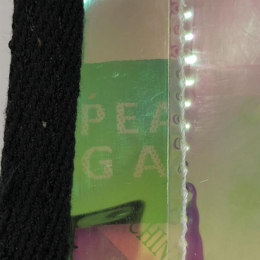 PEARLY GATES（パーリーゲイツ） マルチケース 黒×マルチカラー ロゴ