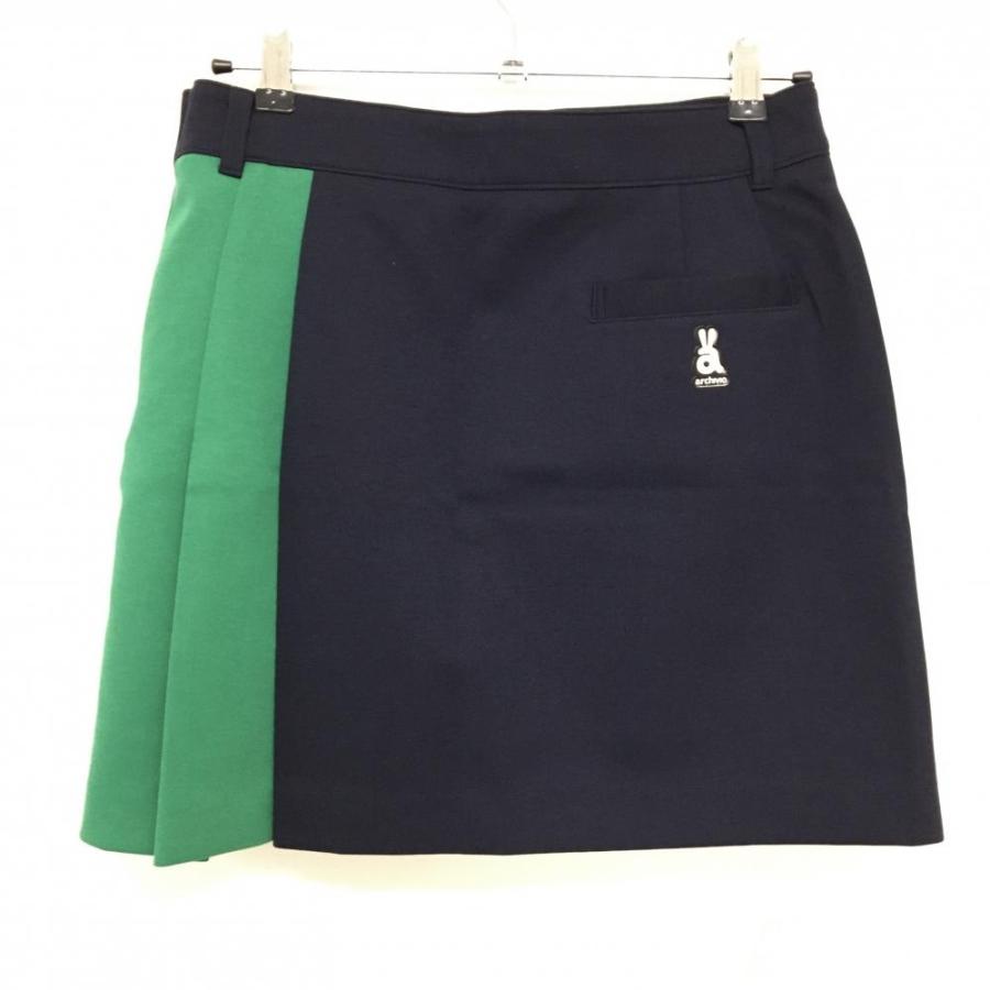 archivio（アルチビオ） 【新品】アルチビオ スカート ネイビー×白
