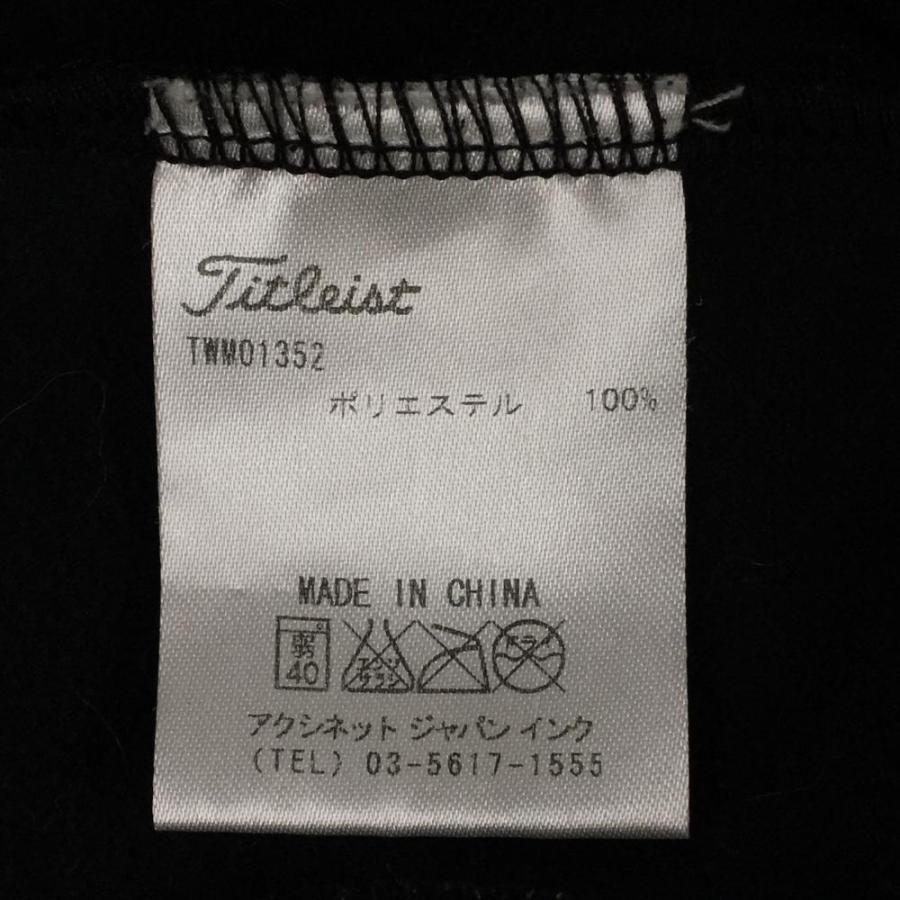 Titleist タイトリスト　スコッティキャメロン　ブルゾン　ジャケットゴルフ Titleist（タイトリスト） ジャケットブルゾン 黒×白 肩・袖ライン
