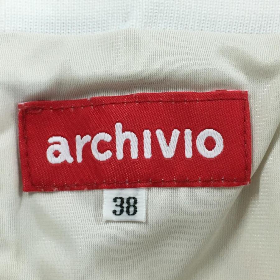 archivio（アルチビオ） 【超美品】アルチビオ スカート 白×マルチ