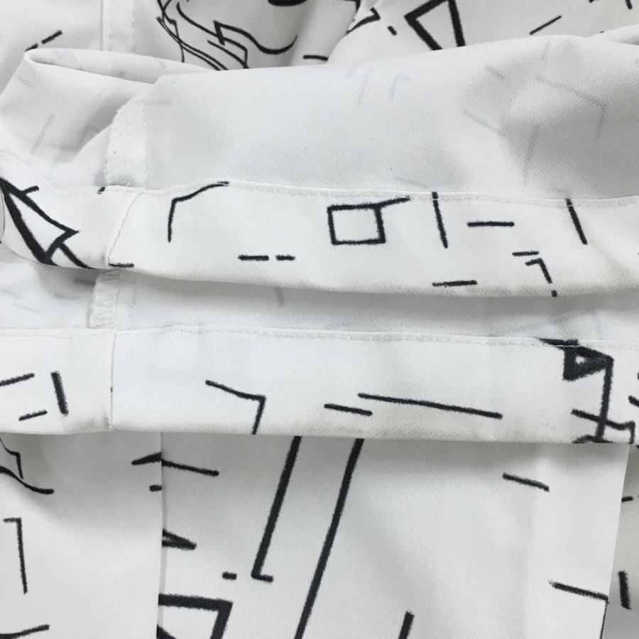 OAKLEY（オークリー） パンツ 白×黒 総柄 ロゴ刺しゅう メンズ 34