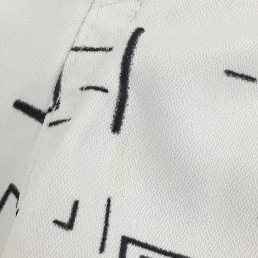 OAKLEY（オークリー） パンツ 白×黒 総柄 ロゴ刺しゅう メンズ 34