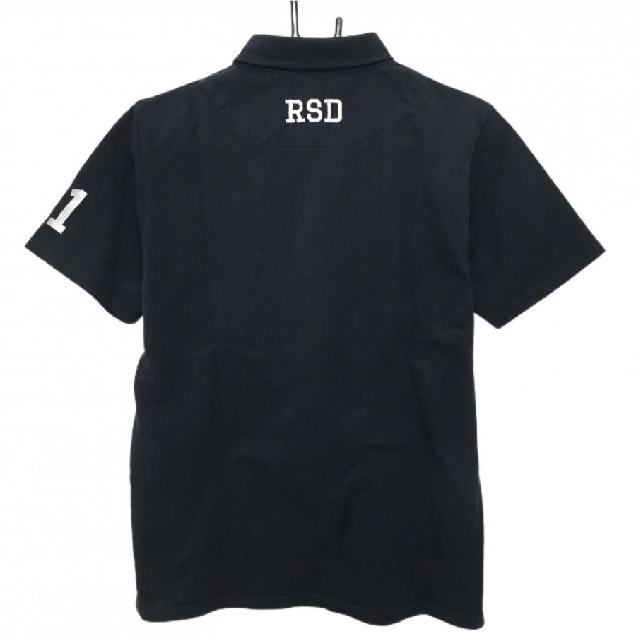 y*a様 rough & swell ネイビー ポロシャツ M 美品　ラフアンド ラフアンドスウェル ポロシャツ ネイビー rough&swell RSD TOUR POLO