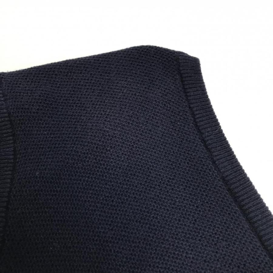 POLO GOLF ポロゴルフ ニットベスト ネイビー×レッド 胸ライン