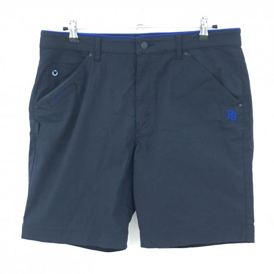 パーリーゲイツ ハーフパンツ バックプリント チェック柄 3/S ネイビー