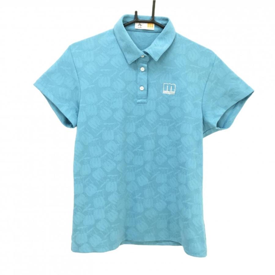 Munsingwear ポロシャツ ライトブルー LLサイズ Munsingwear（マンシングウェア） 【美品】マンシングウェア 半袖