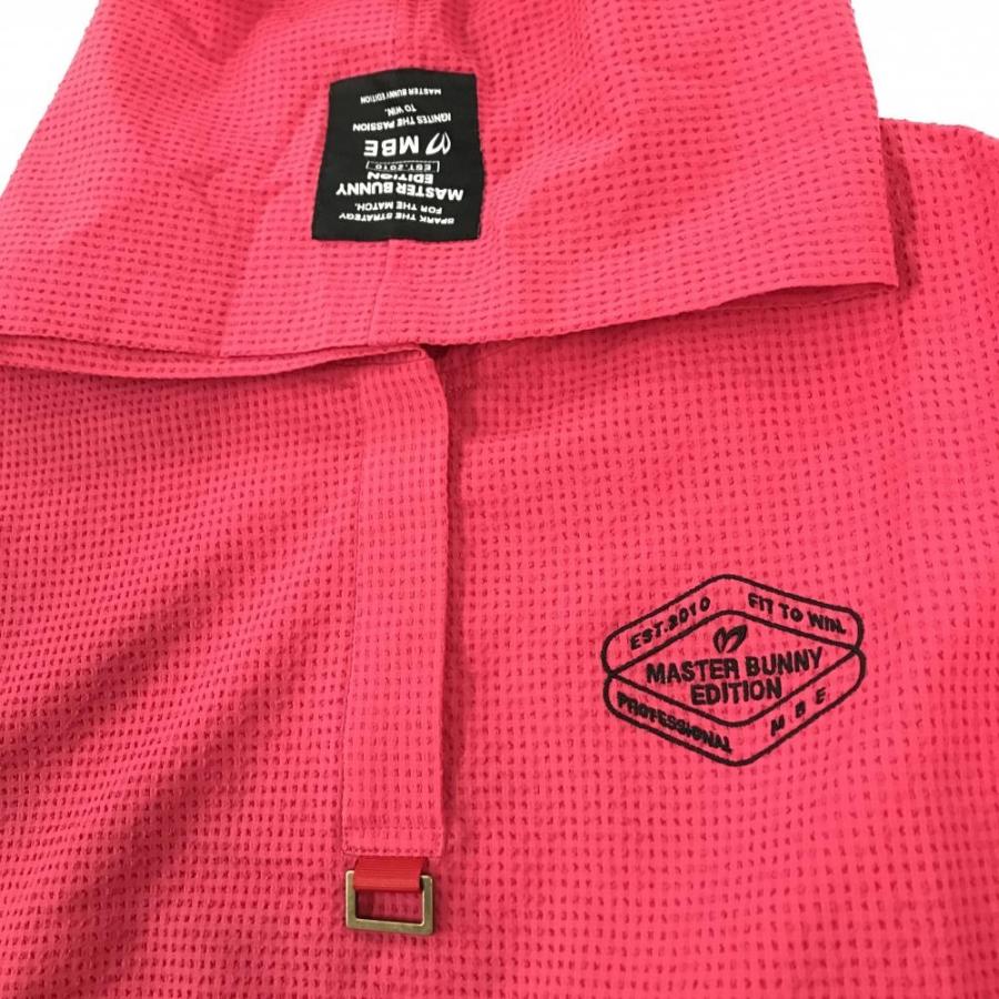 超美品】マスターバニー フード付半袖シャツ ピンク×黒 レディース 1(M