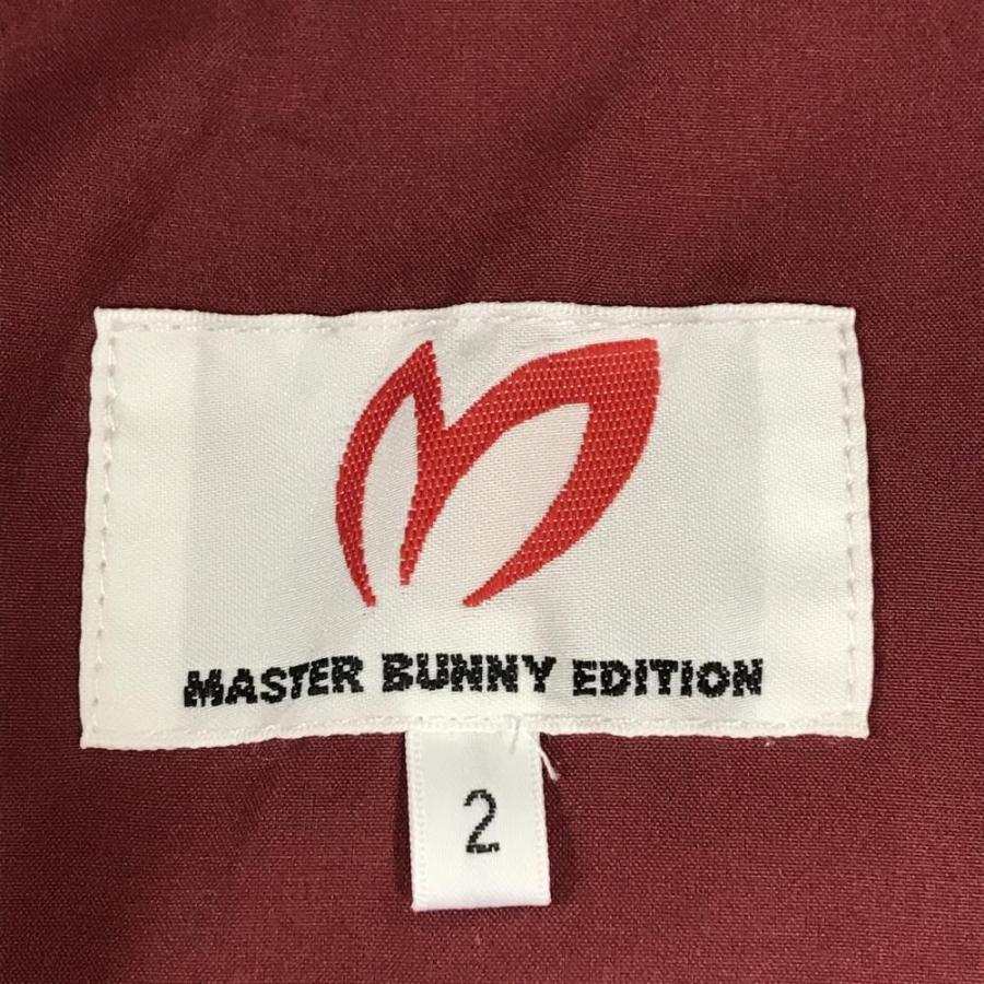 【超美品】マスターバニー スカート ピンク サッカー生地 ロゴ黒 レディース 2(L) ゴルフウェア 2025年モデル MASTER BUNNY EDITIONの画像