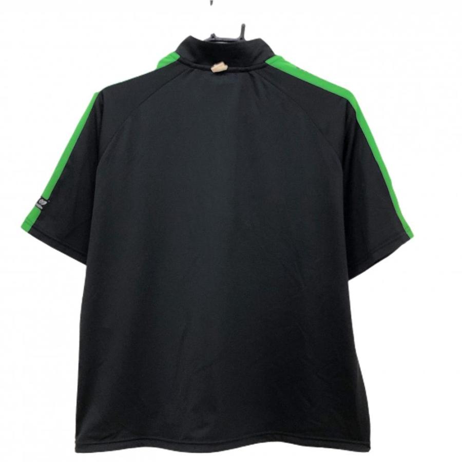 【超美品】マスターバニー 半袖ハイネックシャツ 黒×ライトグリーン レディース 1(M) ゴルフウェア 2025年モデル MASTER BUNNY EDITIONの画像