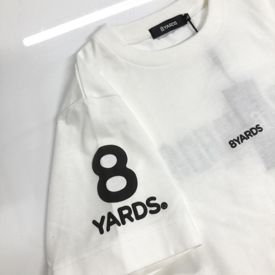 【新品】ハチヤーズ 8T6G02 ホワイト Tシャツ 8YARDS 8YARDS / Men's MockNeck 3G