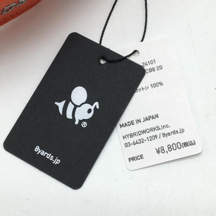新品】ハチヤーズ サンバイザー オレンジ×白 ロゴ刺しゅう 内側パイル