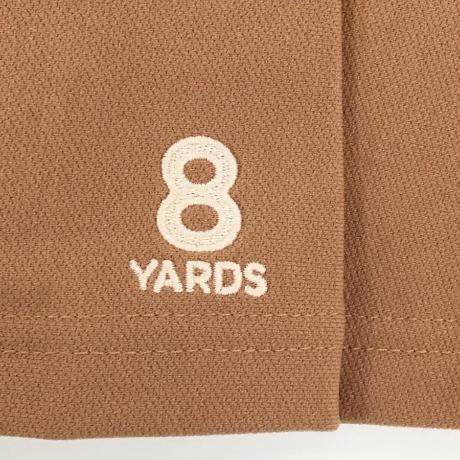 美品】ハチヤーズ スカート ライトブラウン ロゴアイボリー 裏起毛