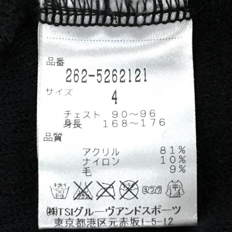 Jack Bunny!!（ジャックバニー） フード付きセーター 黒 ハーフジップ