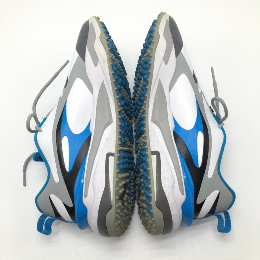 PUMA（プーマ） 【美品】プーマ ゴルフシューズ 白×ライトブルー