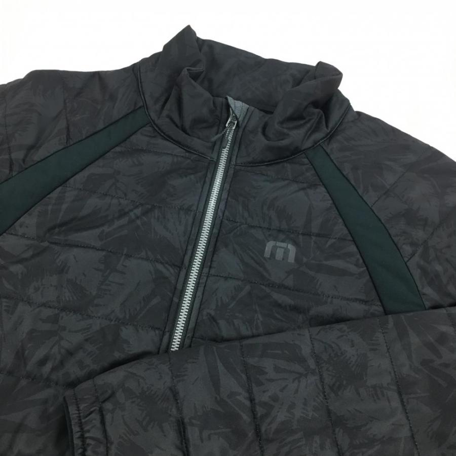 【美品】Travis Mathew m ブラックジャケット メンズウェア　ゴルフ トラヴィスマシュー（Travis Mathew）（メンズ）ゴルフウェア アウター
