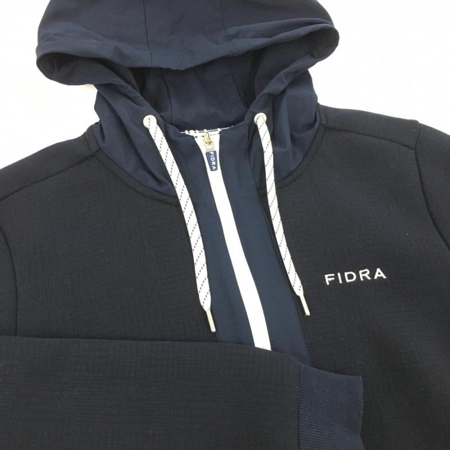 FIDRA（フィドラ） 【美品】フィドラ ジップパーカー ネイビー グレン