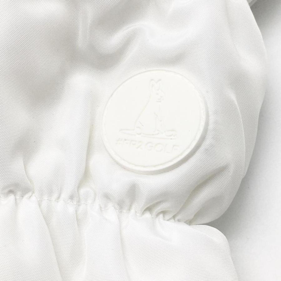 超美品】エフアールツー 中綿レッグウォーマー 白×グレー 内側ファー